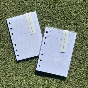 NWT Cloth & Paper A6 Financial Planning & Inbox Insert